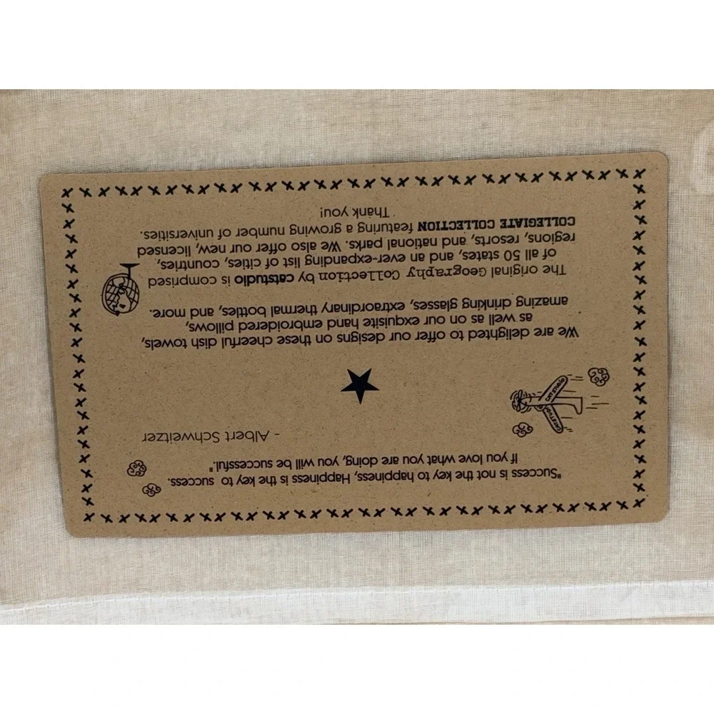 Catstudio Charleston SC Dish Kitchen Tea Towel With Keepsake Envelope Souvenir